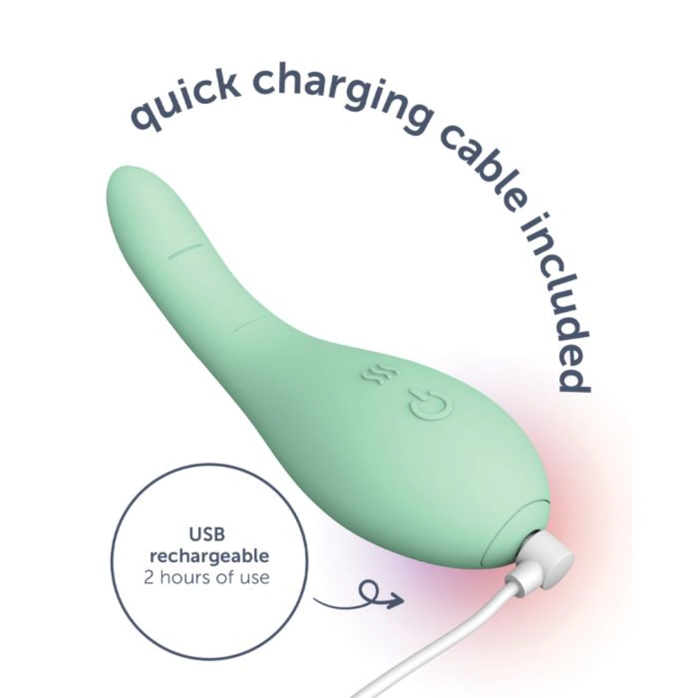 plusone curved pelvic wand vibrator for women