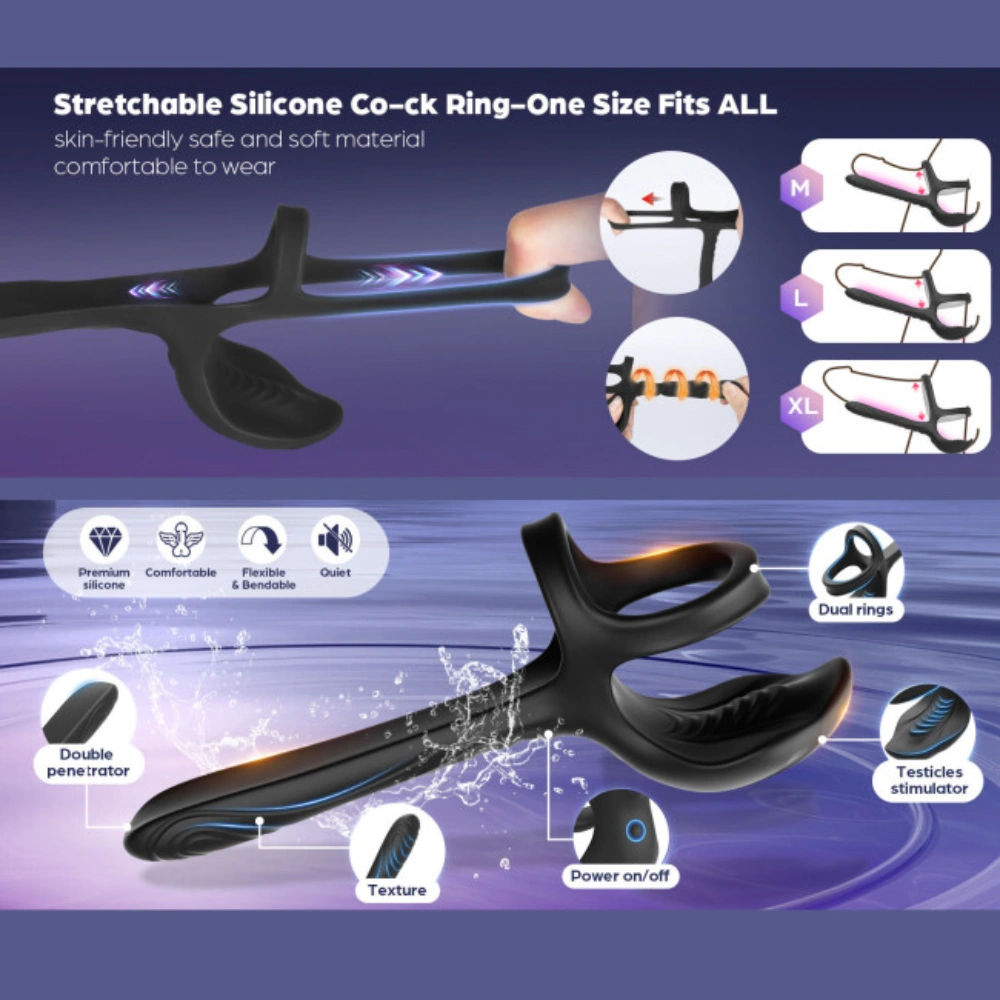 venusfun remote controlled silicone cock ring