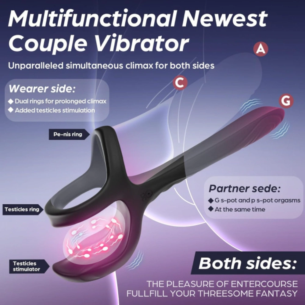 venusfun dual ring erection enhancer silicone toy