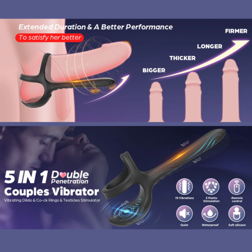 venusfun penis and testicle ring with vibration