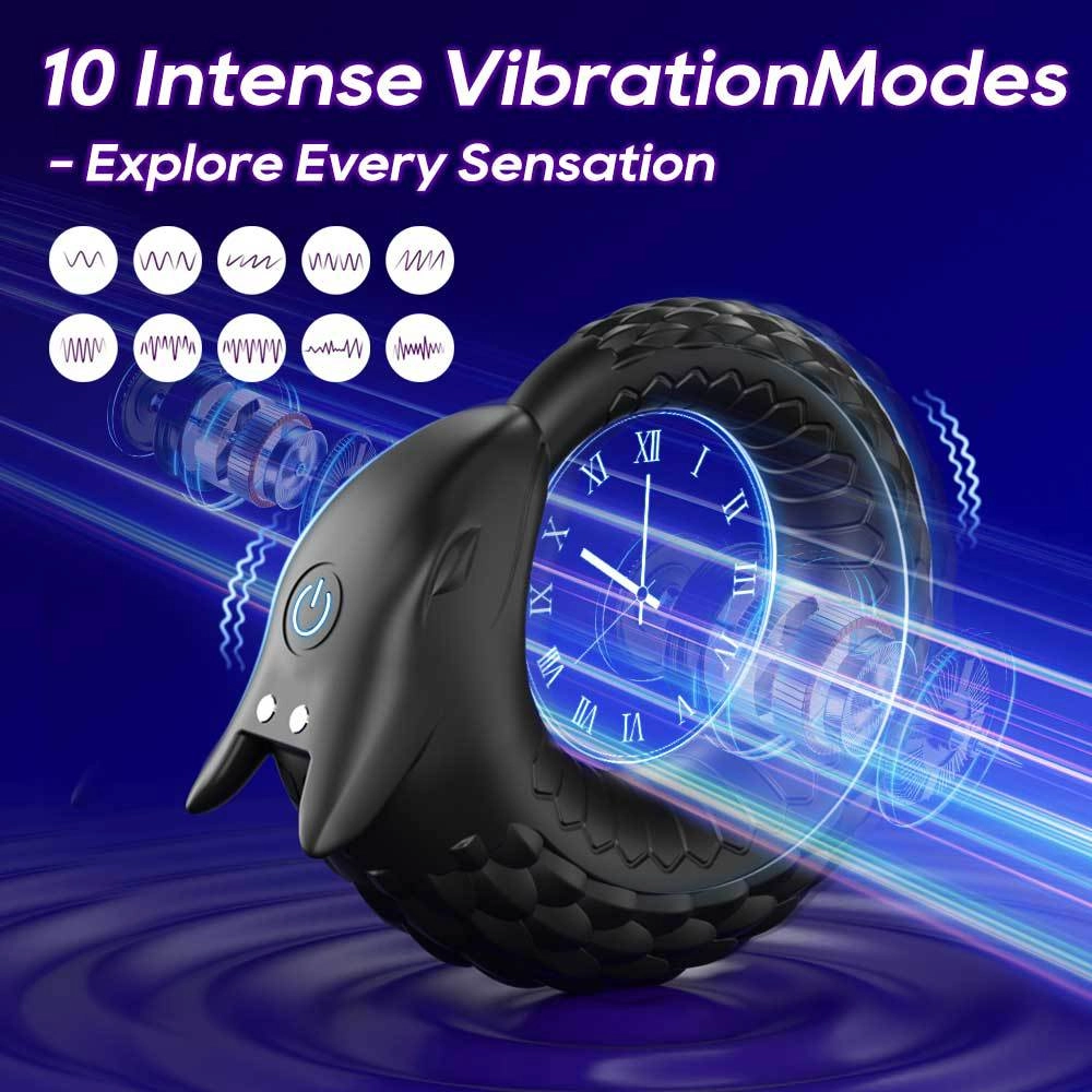 venusfun vibrating dragon scale cock ring safe material