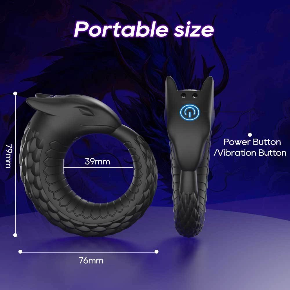 venusfun vibrating dragon scale cock ring new type