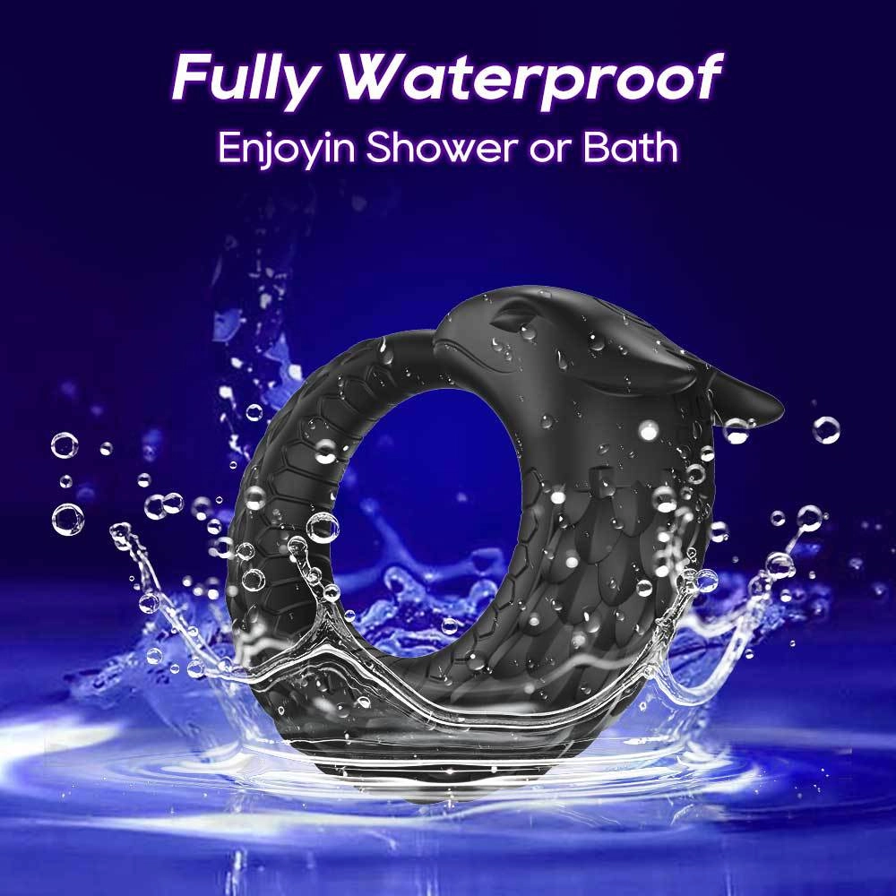 venusfun vibrating dragon scale cock ring easy use