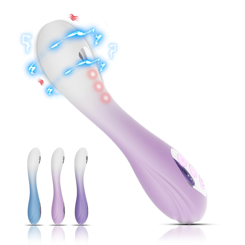 Venusfun Electric Shock Wand G Spot Vibrator 10 Modes Silicone Sex Toys for Women