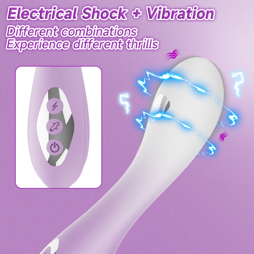 venusfun silicone electric shock vibrator