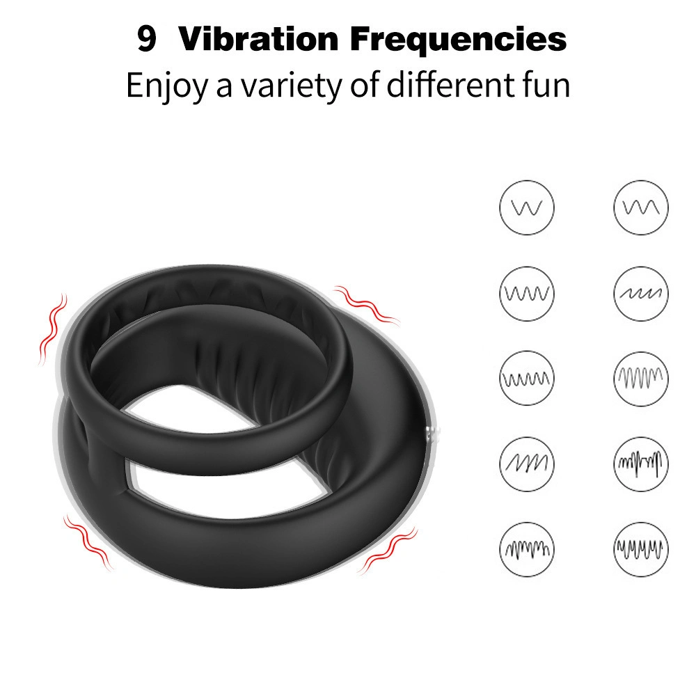 venusfun locking vibrating cock ring for men