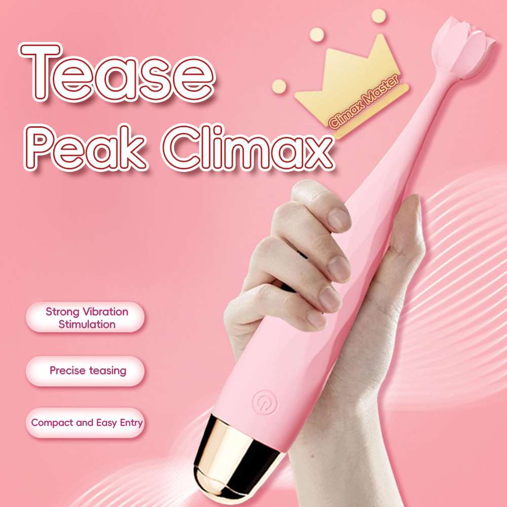 Venusfun Lotus Quiet Vibrator for Women Heating Silicone G Spot Wand with 10 Modes