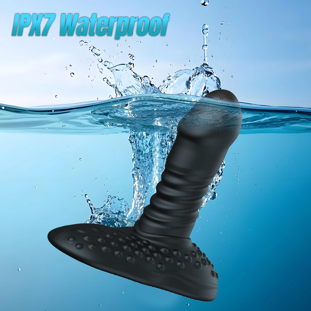 unisex sit and ride wearable vibrator with silicone finish