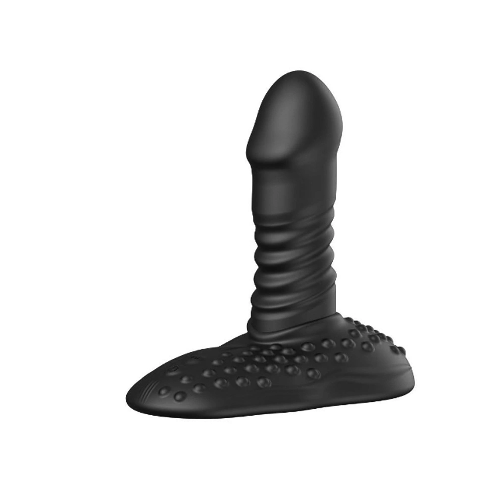 Venusfun Unisex Sit and Ride Vibrating Dildo Hands Free G Spot P Spot Silicone Wearable Toy