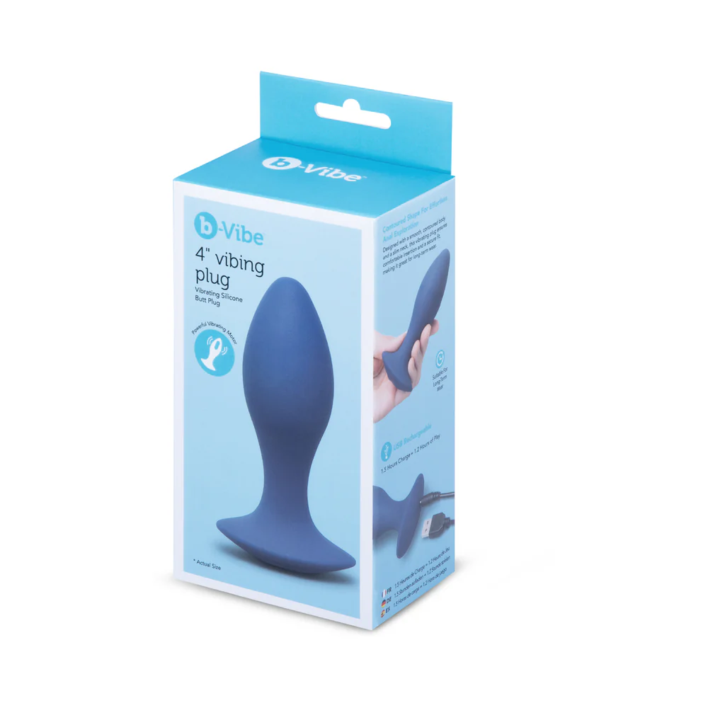 b vibe 4 in vibing plug anal plug easy use