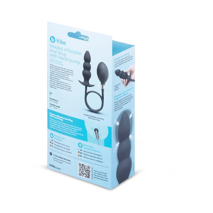 adjustable anal plug with hand pump beginners