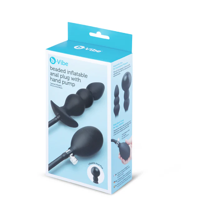 silicone inflatable anal plug smooth comfort