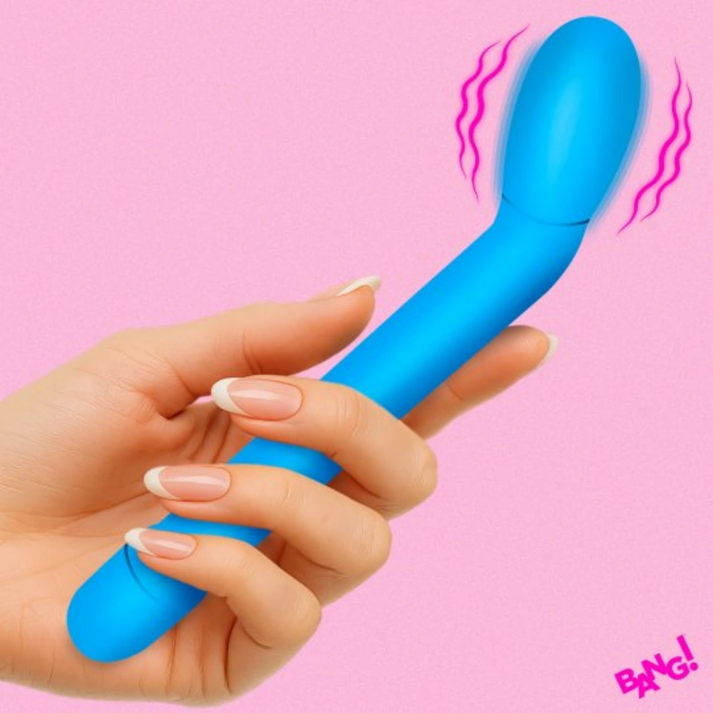 bang slim silicone g-spot vibrator waterproof