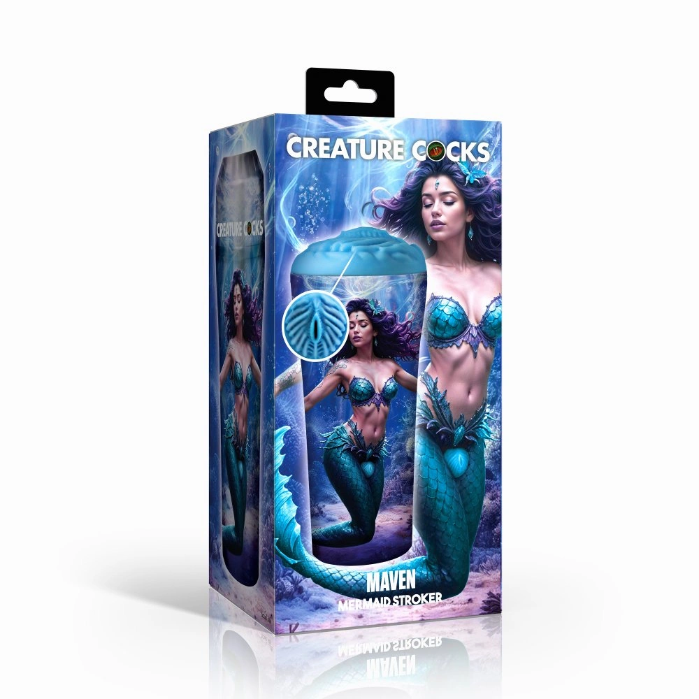 creature cocks maven mermaid stroker easy clean