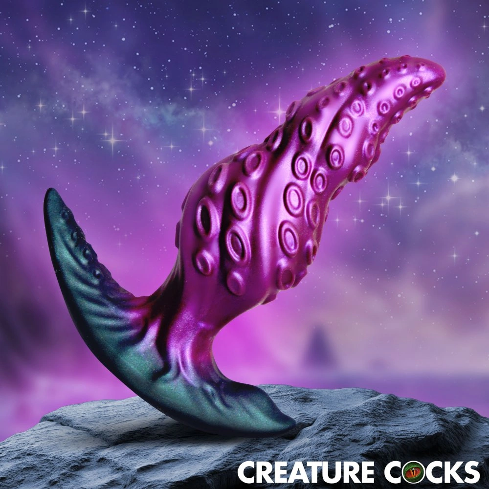 creature cocks octo-twist silicone butt plug safe material