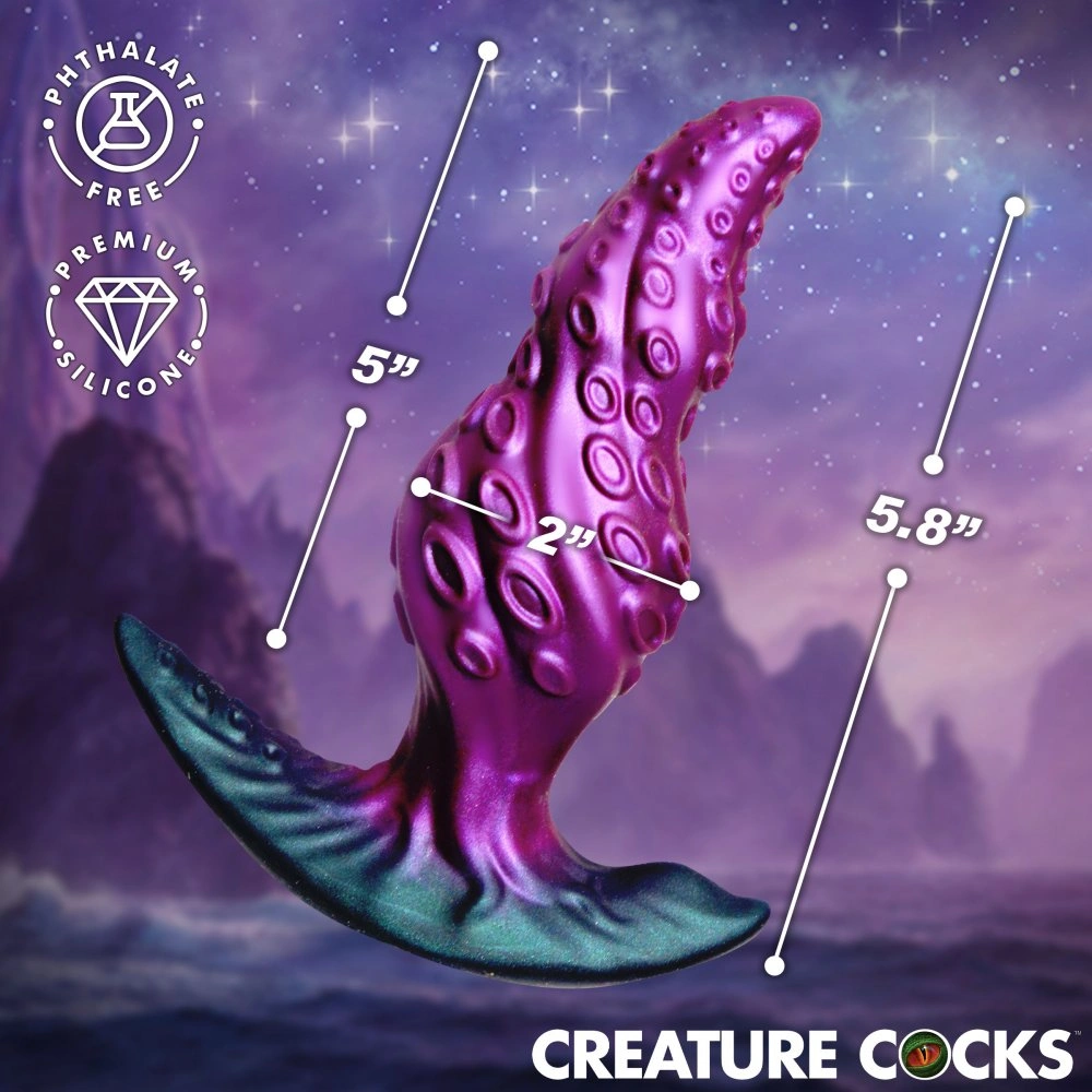 creature cocks octo-twist silicone butt plug best toy