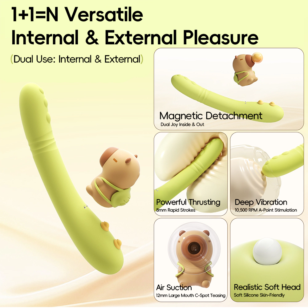 venusfun cute insertable thrusting suction stim clit vibe best quality