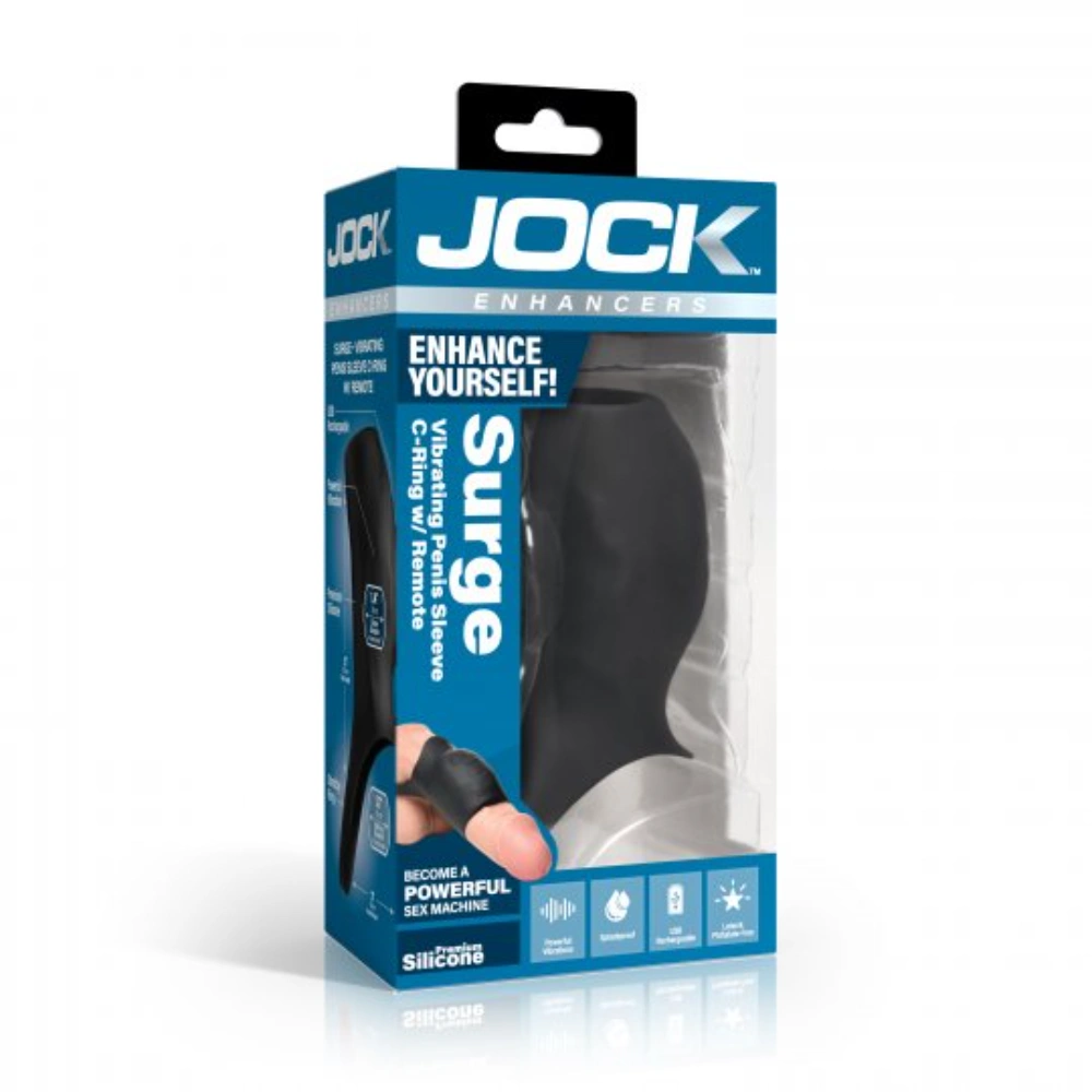 jock surge remote control vibrating cock ring
