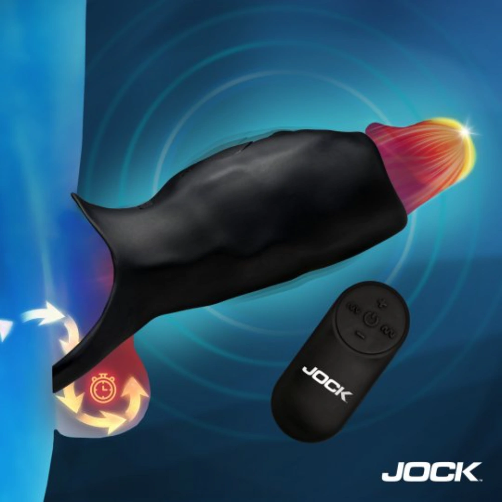jock surge vibrating cock ring penis sleeve