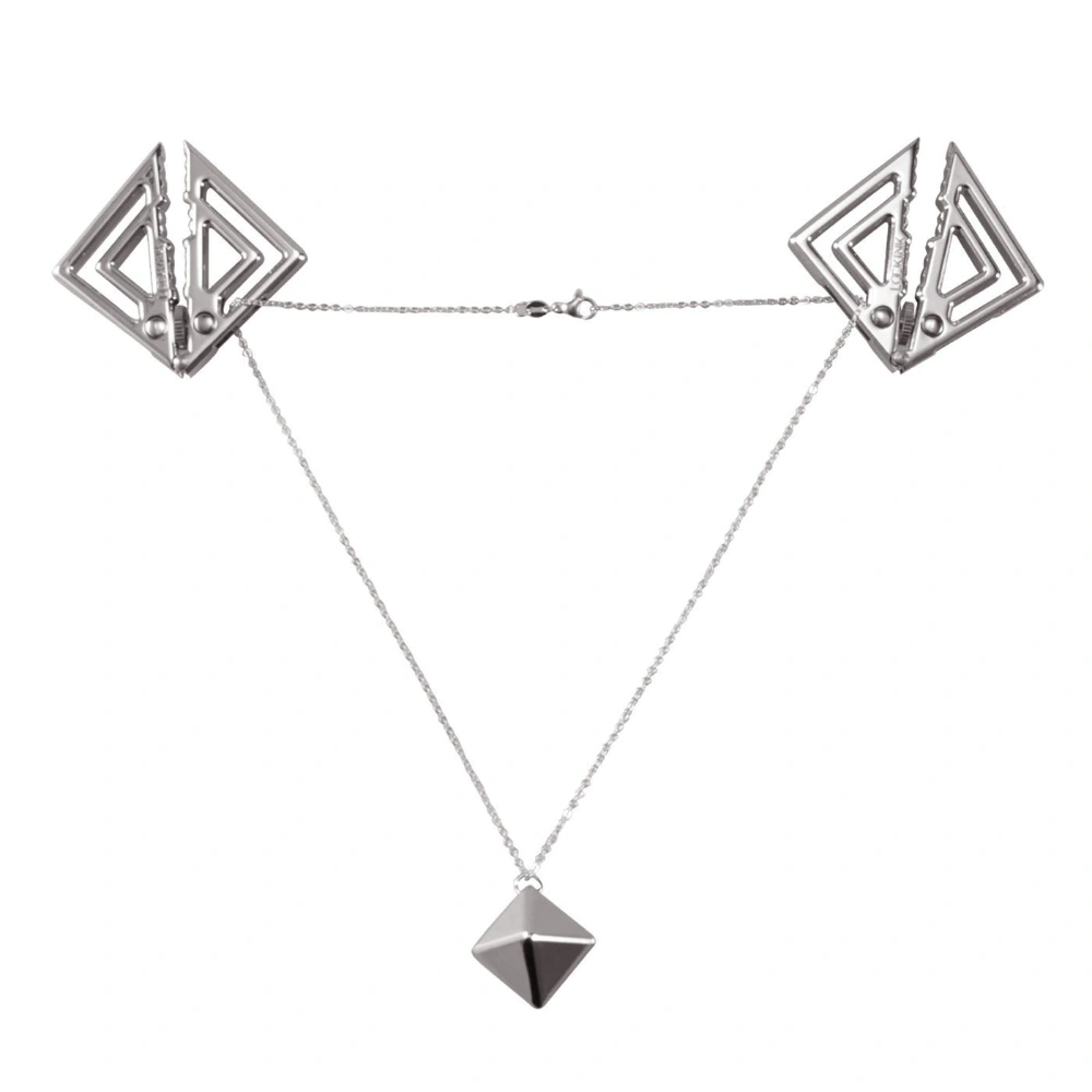 lockink adjustable nipple clamps clips with heavy pendant