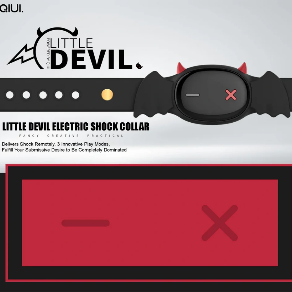 lockink qiui little devil electric shock submissive collar best toy