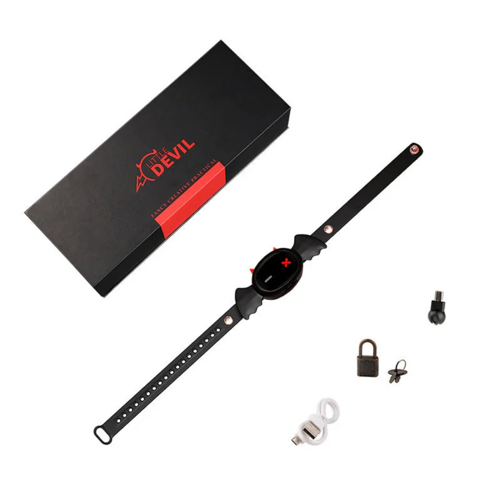 lockink qiui little devil electric shock submissive collar with remote