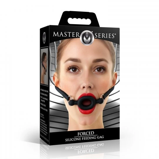 bdsm ring gag adjustable strap locking buckle