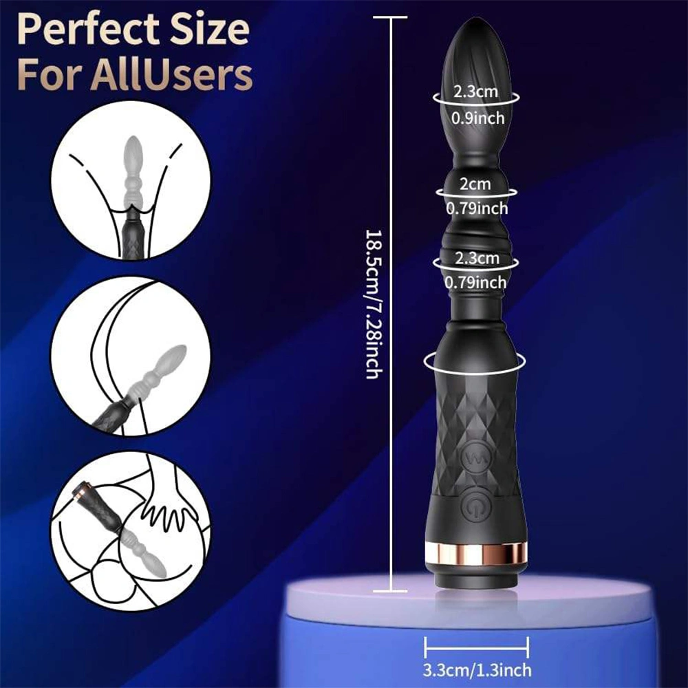 venusfun mini beaded vibrating prostate massager easy clean