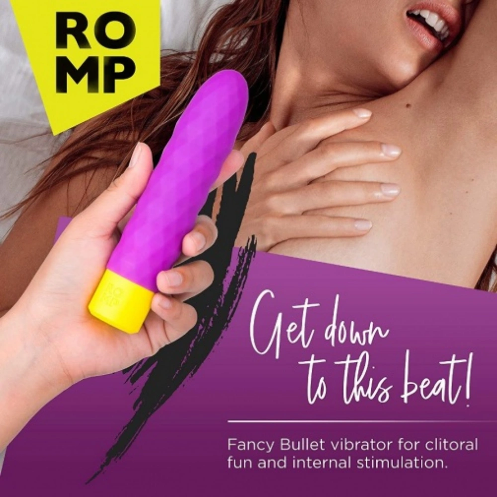 ROMP Beat Bullet Vibrator Clitoris Stim Pussy Massager Travel Friendly Vibrator Quiet Vibe