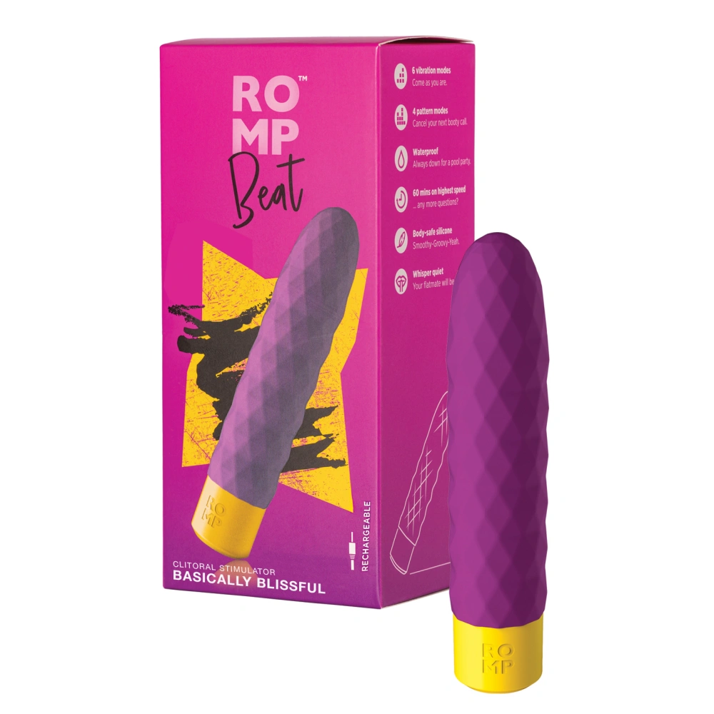 romp beat bullet vibrator clitoris stim body safe
