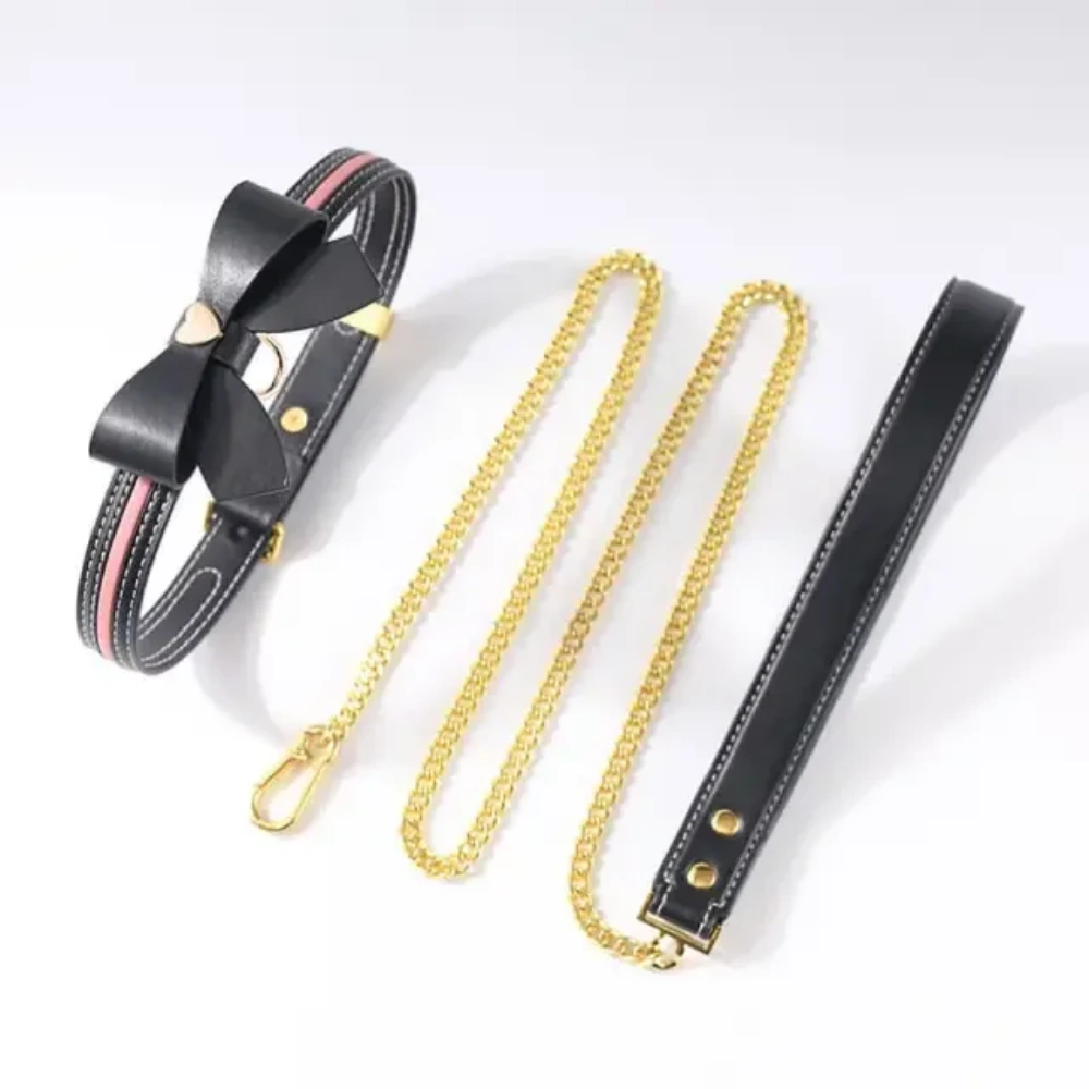 sevanda love heart butterfly leather collar best quality