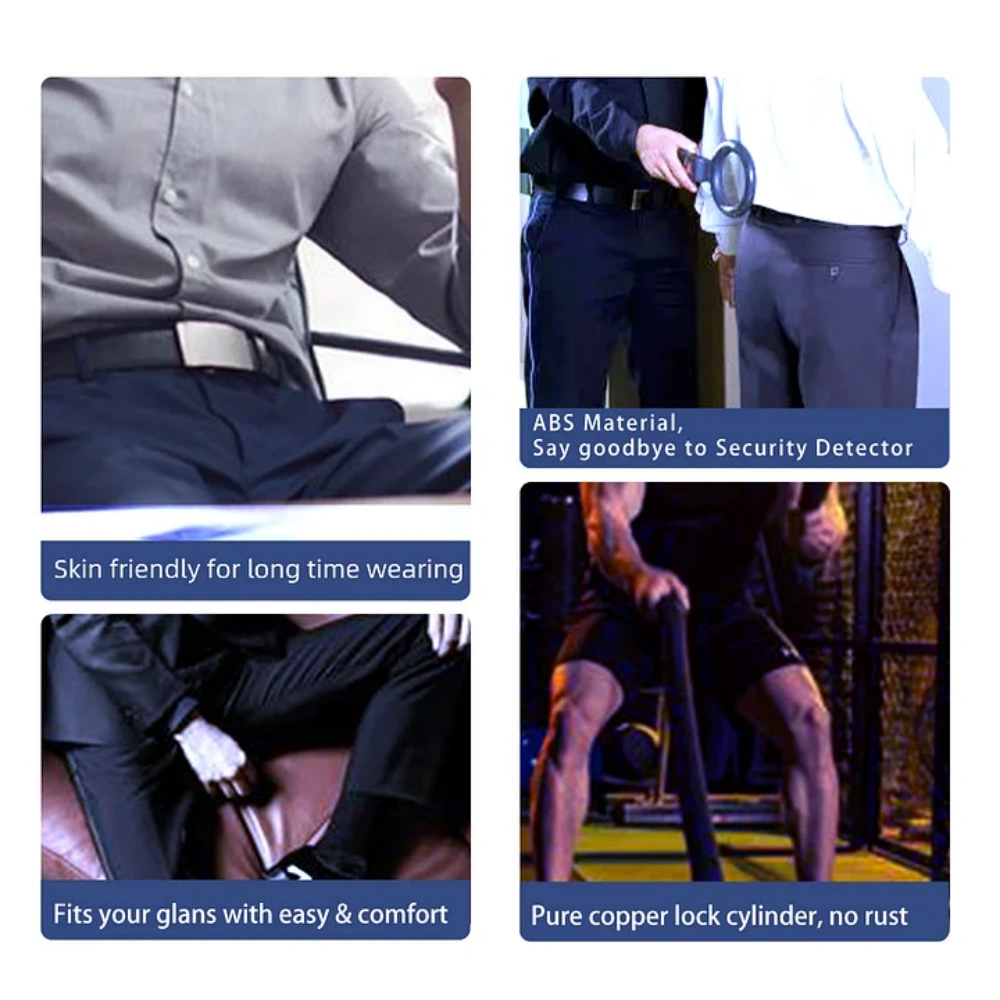 sevanda male resin chastity device easy use