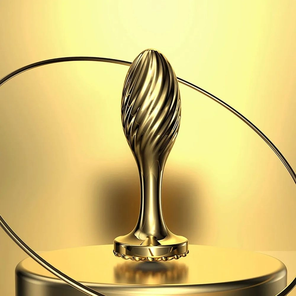 Sevanda Pearl Anal Plug Beginner Butt Plug Metal Smooth Training Toy for Men Women