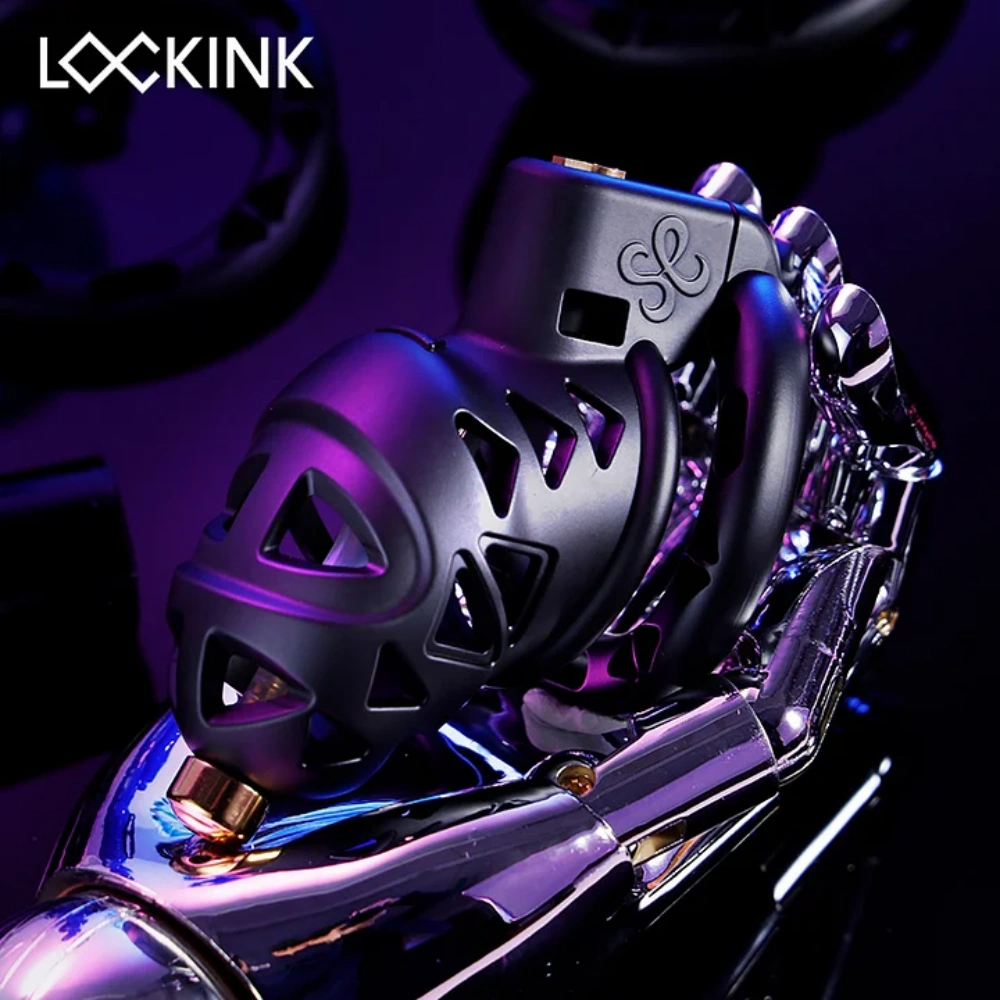 lockink sevanda rattlesnake chastity cage safe material