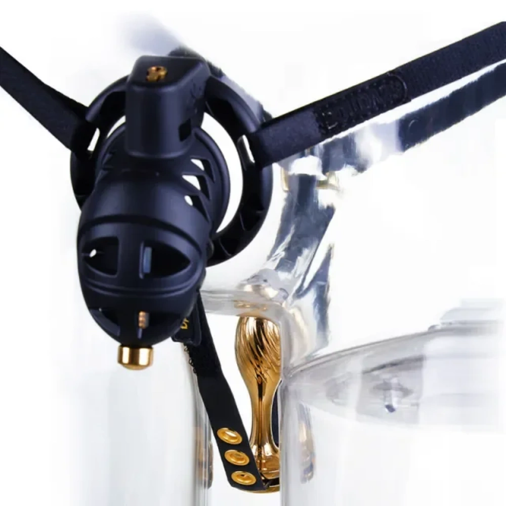 lockink sevanda rattlesnake chastity cage waterproof