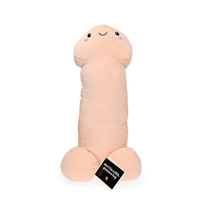 shots penis stuffy 24 inch beige plushie pillow