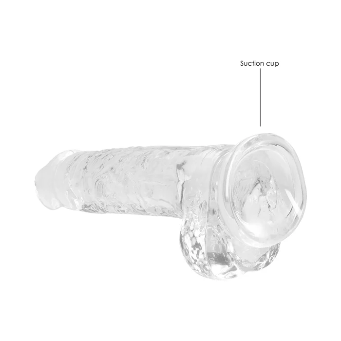 shots realrock 8 inch dildo suction cup soft tpe