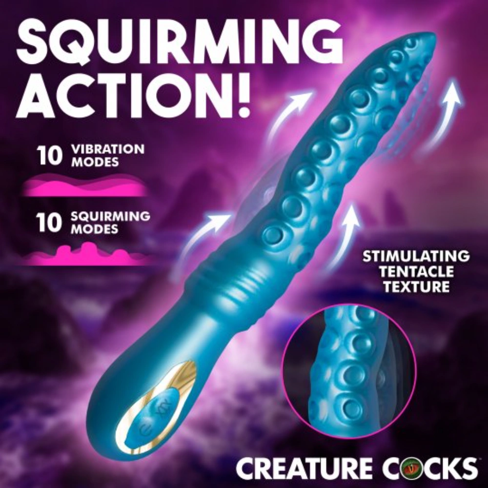 squirming tentacle dildo vibrator