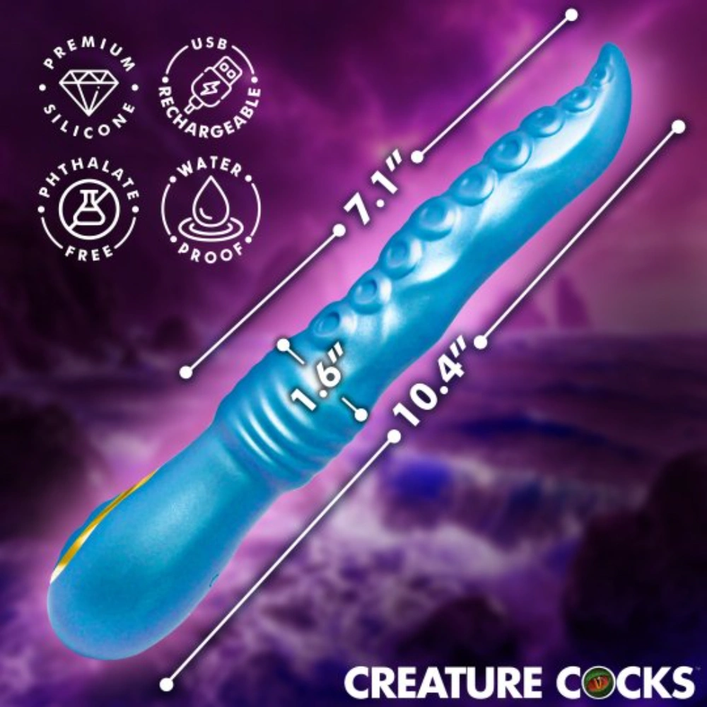 dual motor tentacle fantasy vibrator