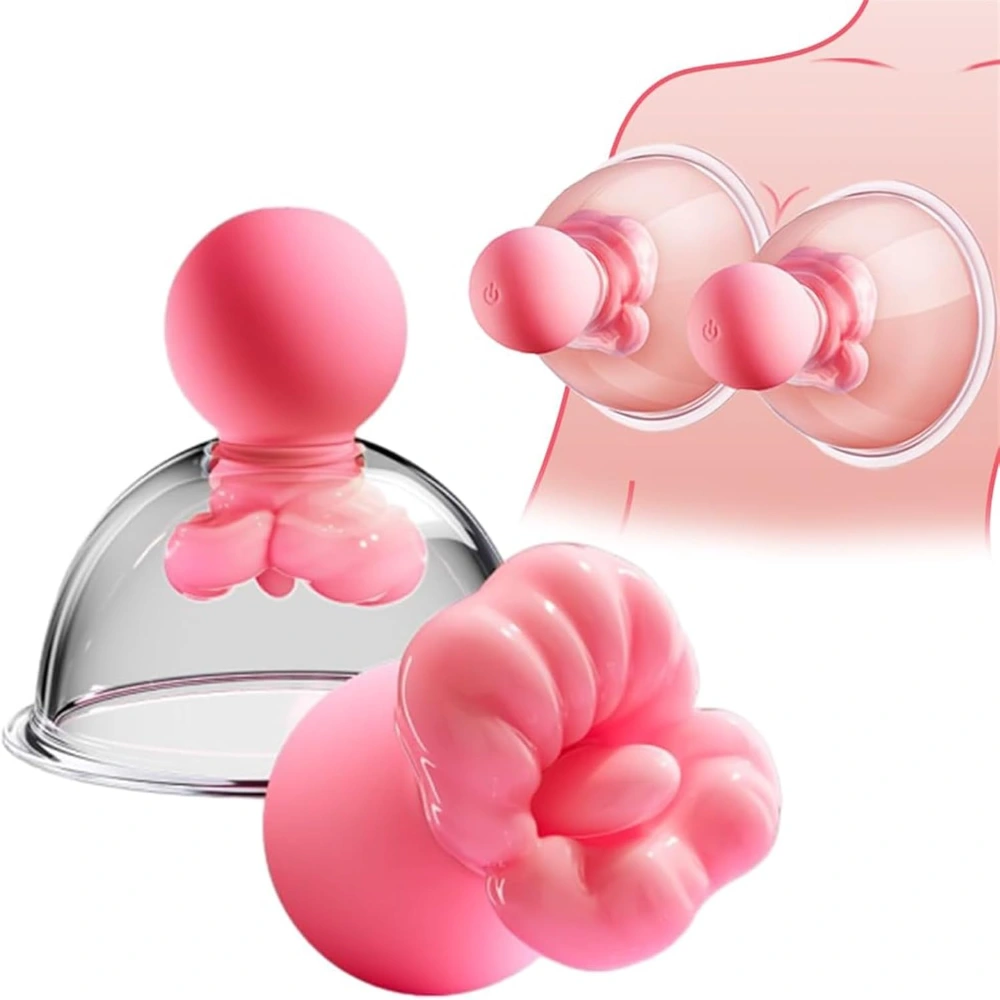 Venusfun Breast Massager Nipple Vibrator Tongue Licking Suction 12 Modes for Women