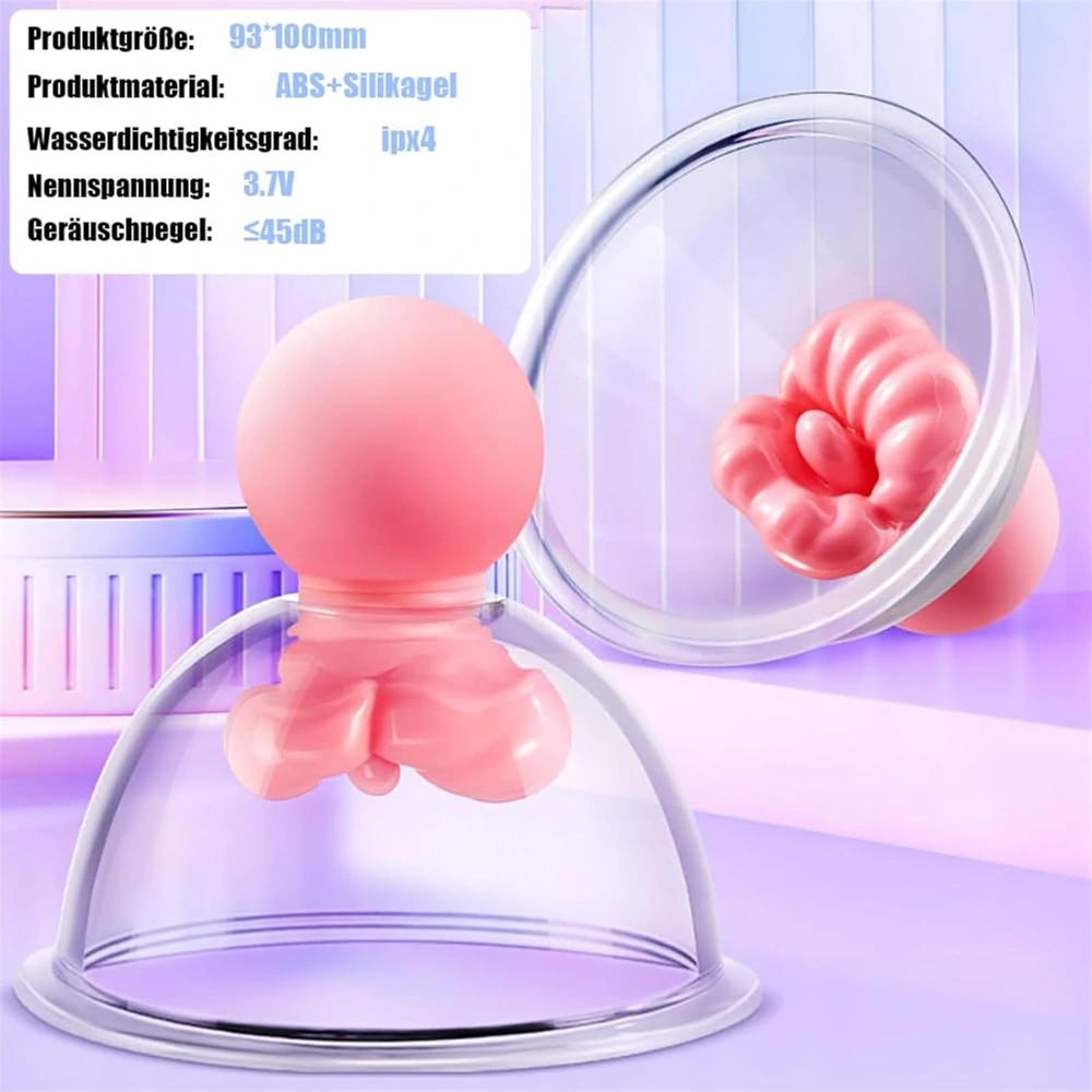 venusfun nipple vibrator tongue licking silicone breast massager
