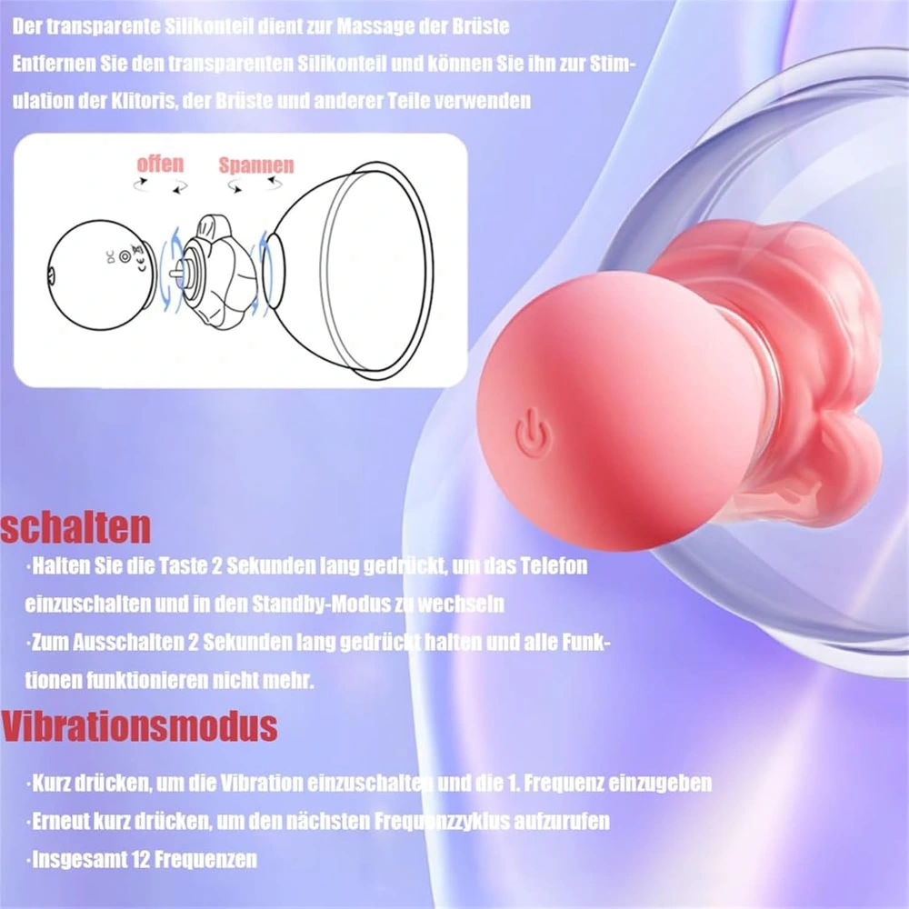 venusfun tongue licking nipple vibrator silicone suction