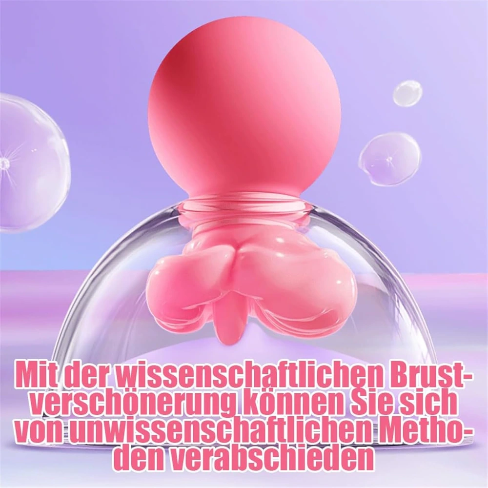 venusfun pink breast massager nipple vibrator tongue licking toy