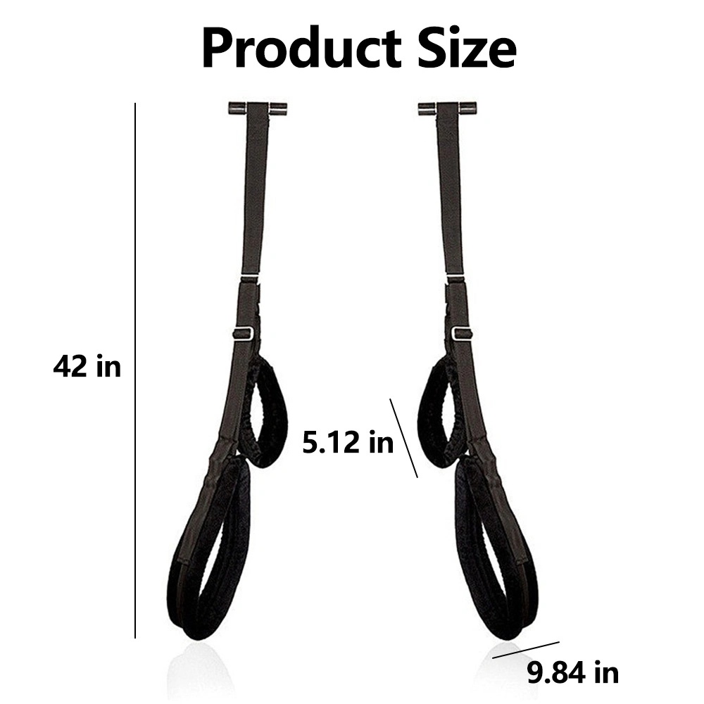 adult bondage swing metal nylon black