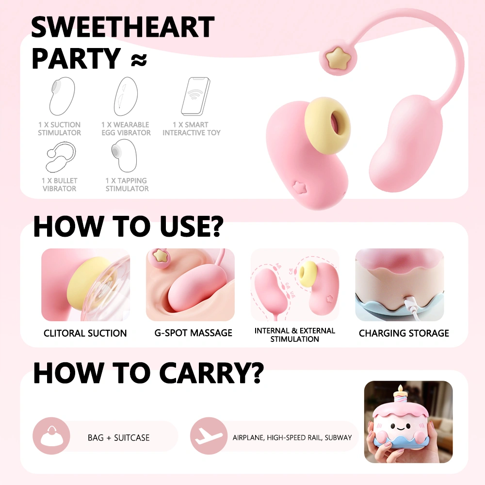 venusfun sweetie party set ai egg vibrator waterproof
