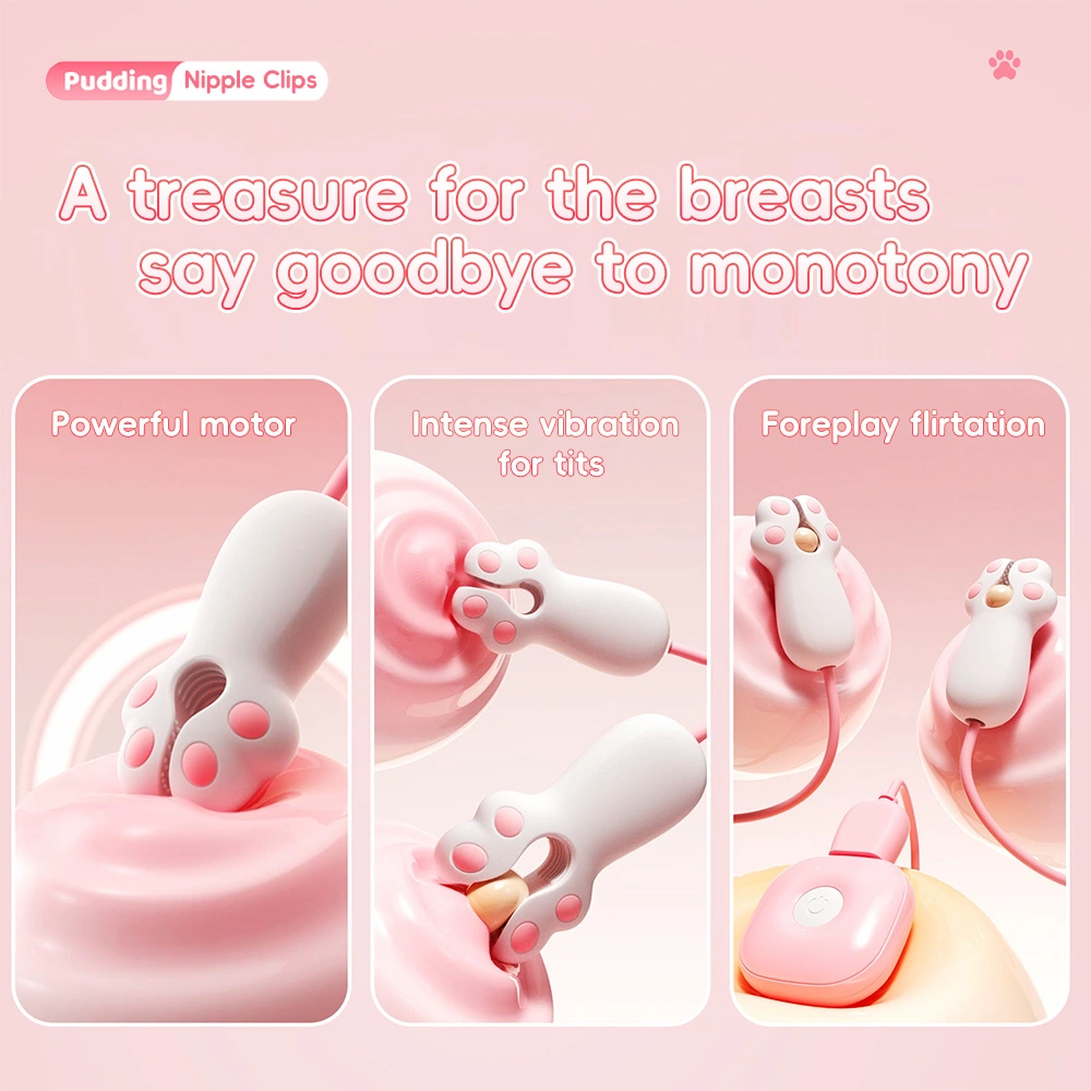 quiet vibrating nipple clamps with 10 modes