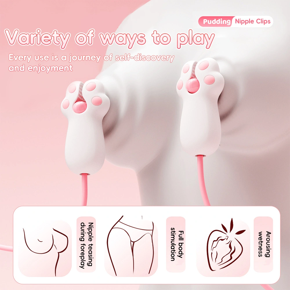 dual clip silicone nipple clamps for women