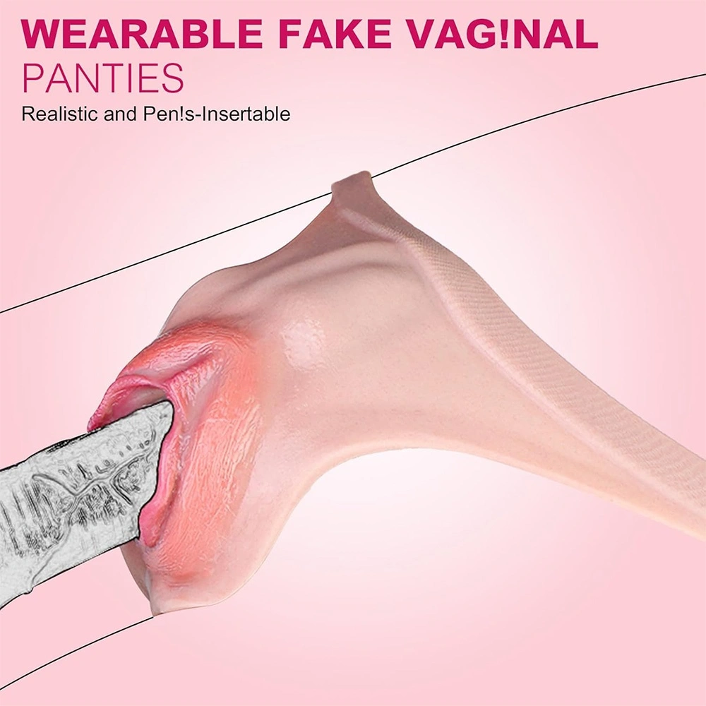 wearable panty insertable channel realistic fit
