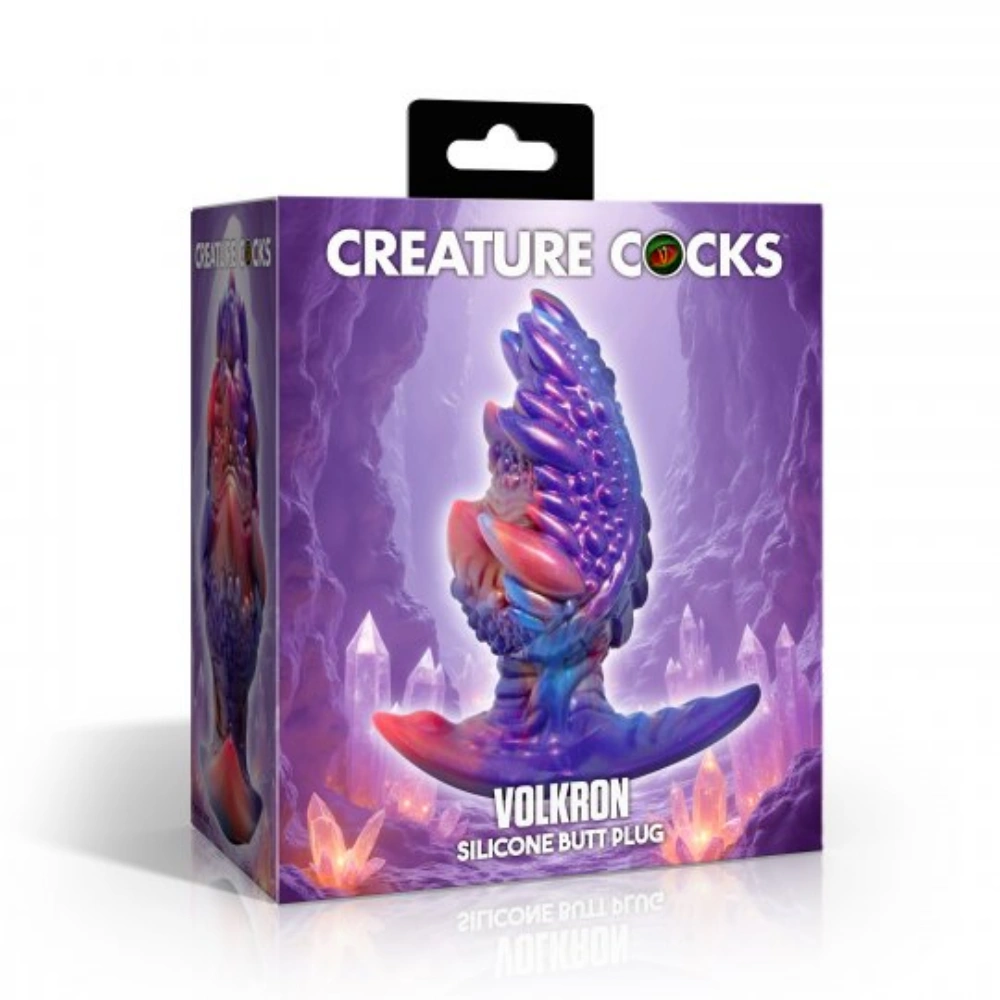 xr brands volkron silicone butt plug easy use