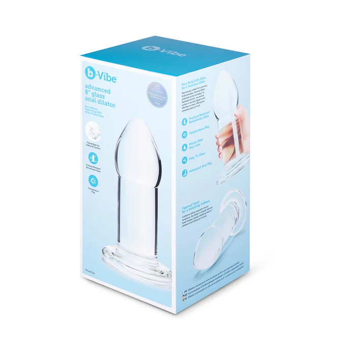 advanced anal dilator 8 inch smooth glass temperature play